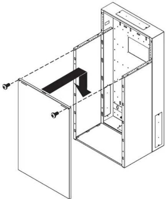 Tripp Lite SmartRack SRWF16U38 - Installation des panneaux avant - 2