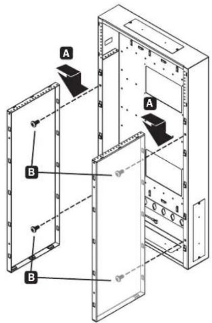 Tripp Lite SmartRack SRWF16U38 - Side Panel Installation - 1