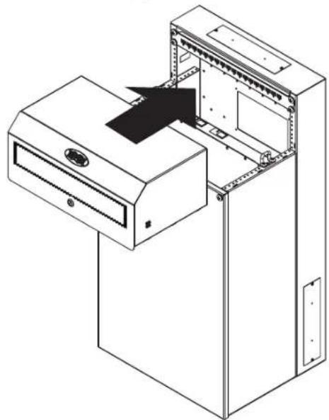 Tripp Lite SmartRack SRWF16U38 - Installation du couvercle - 1
