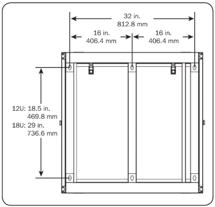 Tripp Lite SmartRack SRW12UHD - Instalando el gabinete en la pared - 2