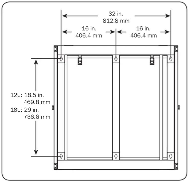 Tripp Lite SmartRack SRW12UHD - Montage mural du boîtier - 2