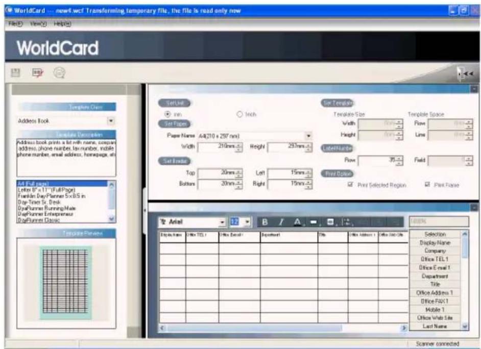 TARGUS AWU04CA - Editing Print Templates - 1