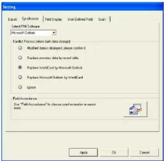 TARGUS AWU04CA - Options de synchronisation - 1