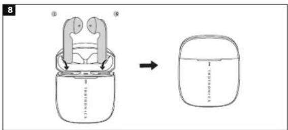 TaoTronics TTBH092 - Spegnimento (Fig. 8) - 1