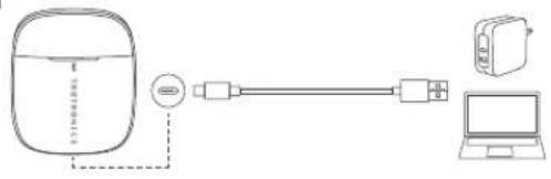 TaoTronics TTBH092 - Charging the Charging Case - 1