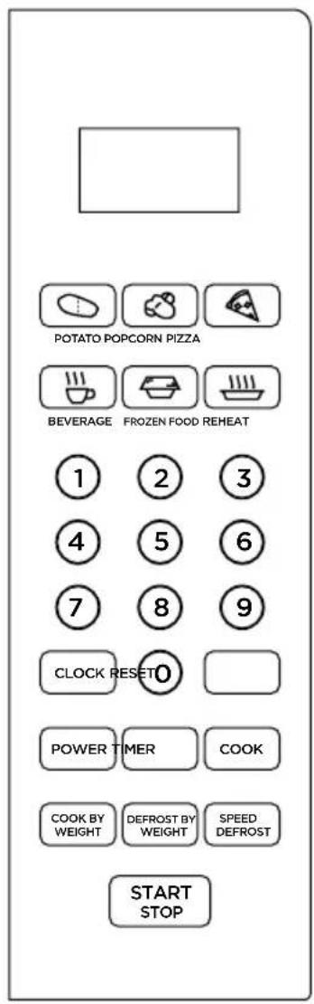 Commercial Chef CHM770W - CONTROL PANEL - 1