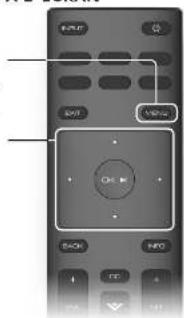 VIZIO D70F3 - NAVIGATION DANS LE MENU À L' ÉCRAN - 1