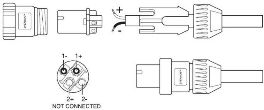 SAMSON db300i - Speakon Wiring Guide - 1