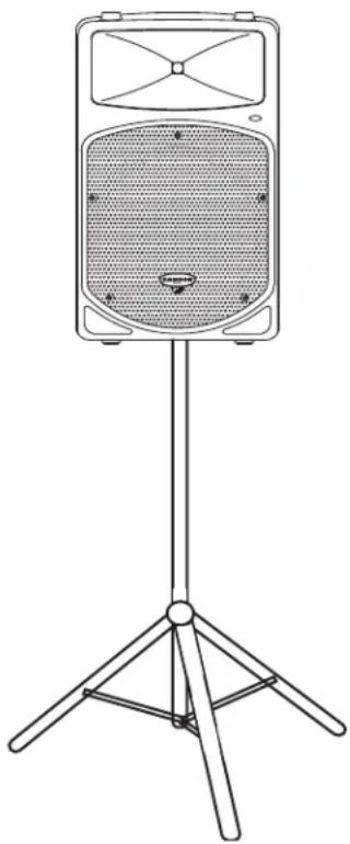 SAMSON db300i - Colocación de los altavoces - 1