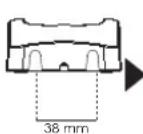 GRANDSTREAM DP722 - Fixation murale de la station de charge (optionnel) - 1