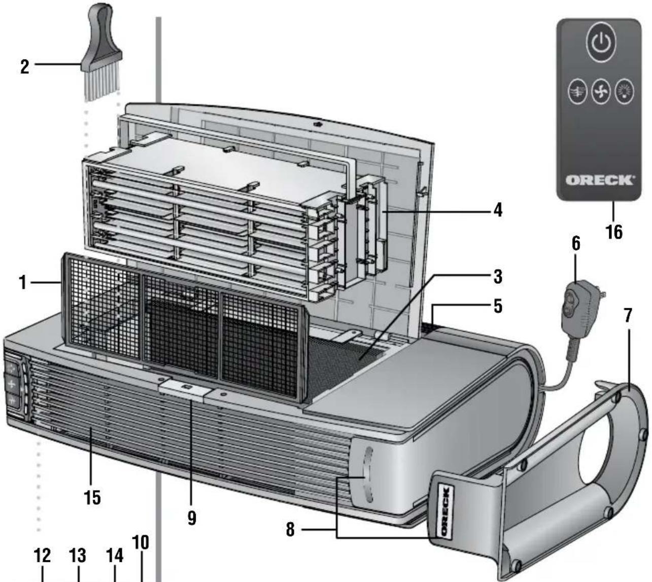 Oreck AIR12GU - Features - 1