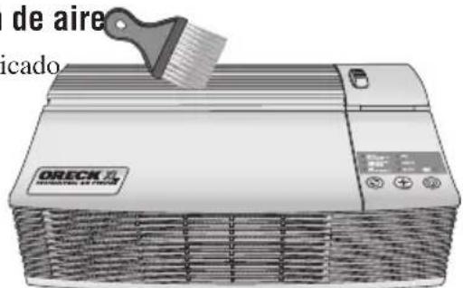 Oreck XL Professional - Limpieza de la rejilla de direccion de aire - 2