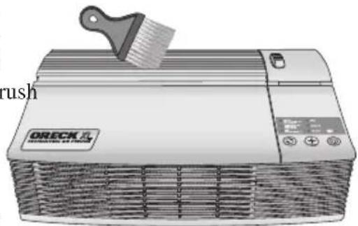 Oreck XL Professional - Cleaning the Air Direction Grill - 2