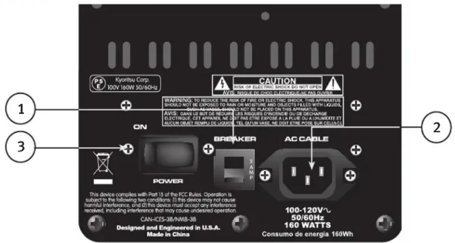 PEAVEY PVXp Sub - PANNELLO POSTERIORE - PARTE INFERIORE - 1