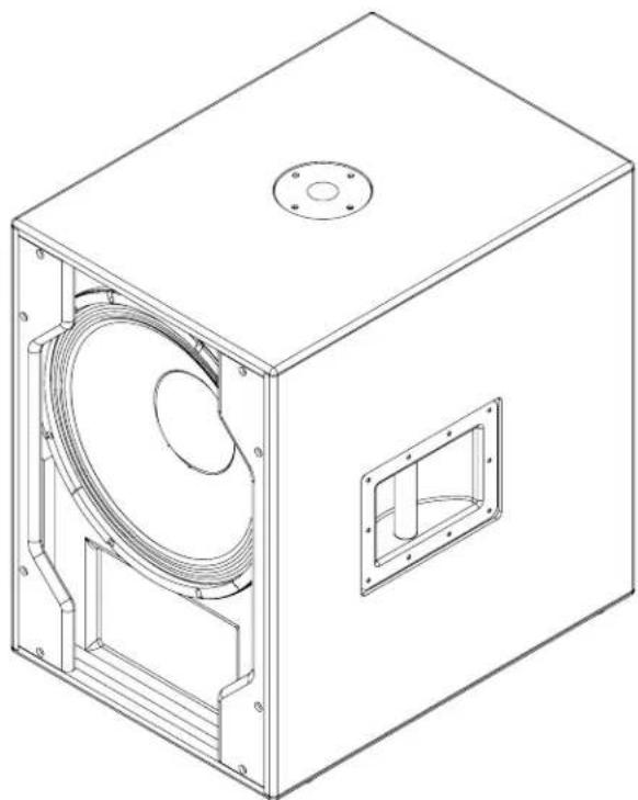 PEAVEY PVXp Sub - PLACERA EN SATELLITHÖGTALARE UPPE PÅ PVX™P SUB - 4