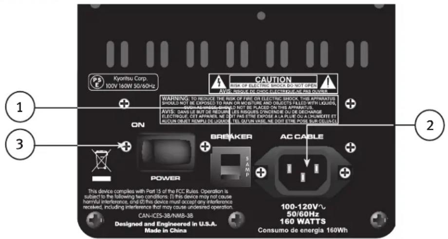 PEAVEY PVXp Sub - PAINEL TRASEIRO INFERIOR - 1