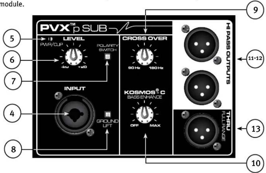 PEAVEY PVXp Sub - PANNEAU D'ACCÈS POUR MODULE D'EXTENSION EN OPTION - 1