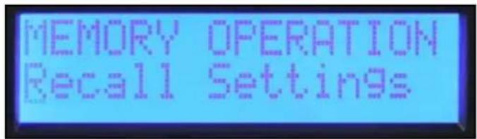 PEAVEY IPR2 7500 - Saving Settings - 1
