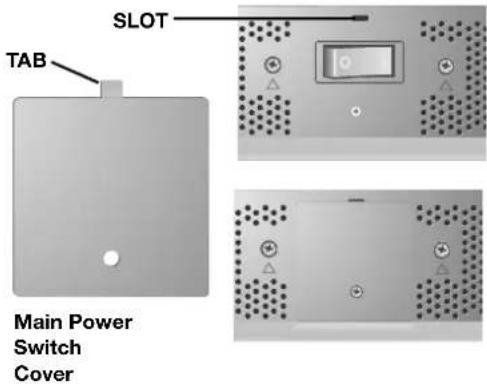 NEC PlasmaSync 42XC10 - Main Power Switch Cover - 2
