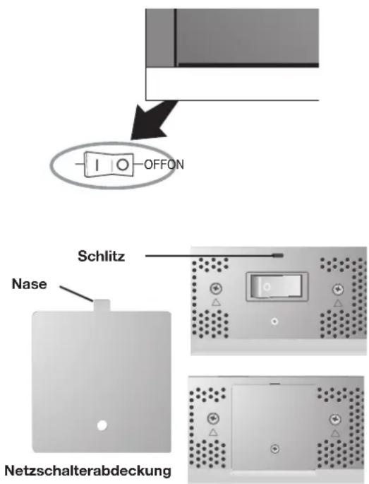 NEC PlasmaSync 50XC10 - Netzschalterabdeckung - 1