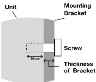 NEC PlasmaSync 50XC10 - Please note the following when mounting on wall or ceiling. - 1