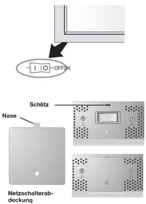 NEC PlasmaSync 50XP10 - Netzschalterabdeckung - 1