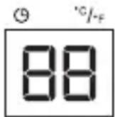 HONEYWELL DH50W - Temperature / Timer Display - 1
