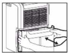 HONEYWELL DH70W - Drenado del Agua Recolectada en el Depósito - 1