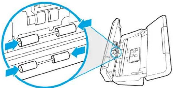 HP ScanJet Pro N4000 - Nettoyage des rouleaux - 6