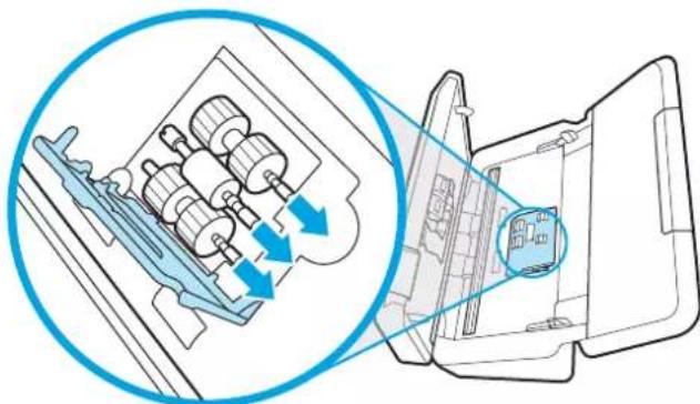 HP Scanjet Enterprise Flow N7000 snw1 - Remplacement du module du rouleau d'entraînement - 3