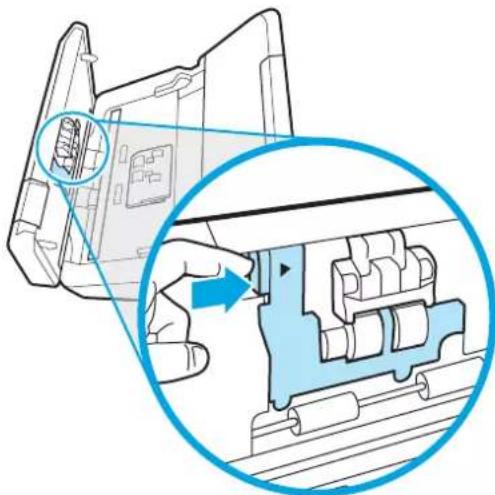 HP Scanjet Enterprise Flow 5000 S5 - Remplacement du module du rouleau d'entraînement - 4