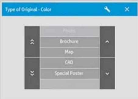 HP Designjet SD - définition d'un modele d'original - 2
