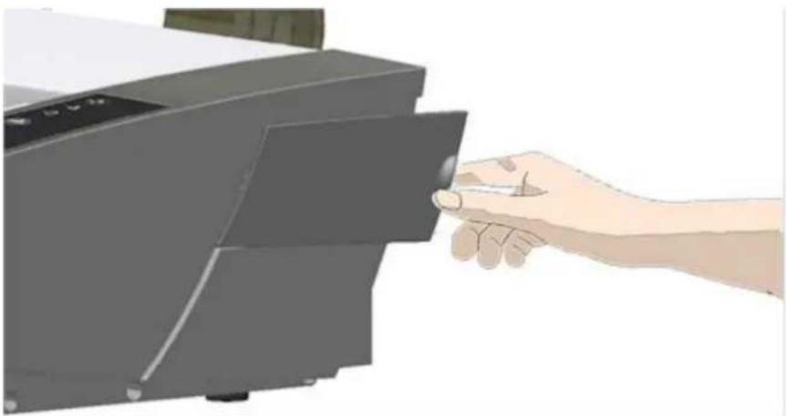 HP Designjet SD - remplacement de la lampe du scanneur - 1
