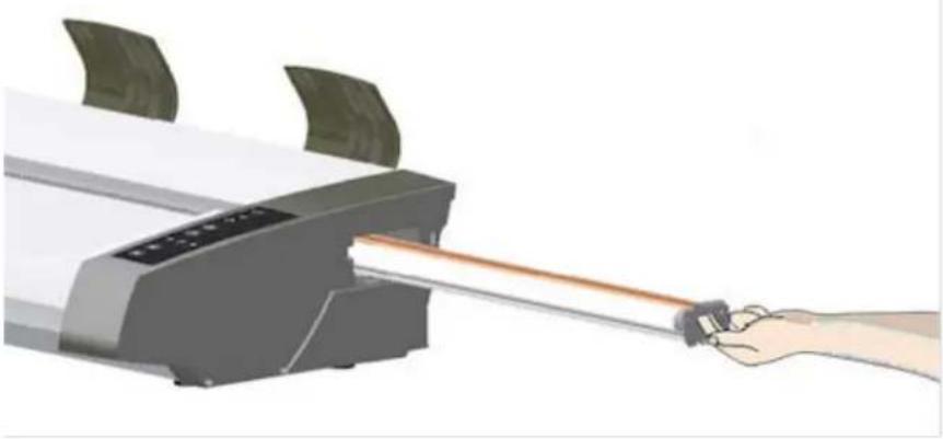 HP Designjet SD - remplacement de la lampe du scanneur - 2
