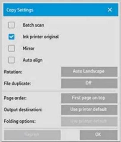 HP Designjet SD - définition de l'ordre des pages - 1
