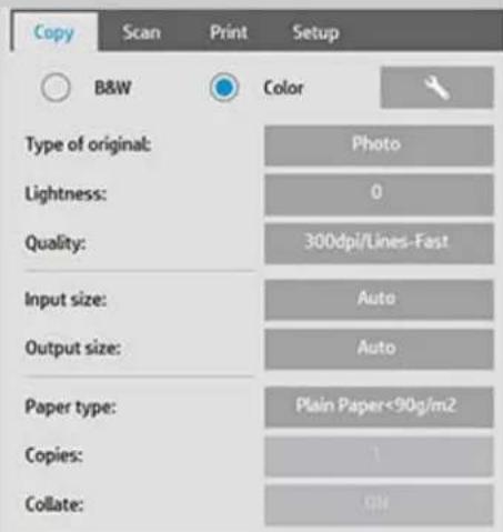 HP Designjet SD - réalisation de copies - 1