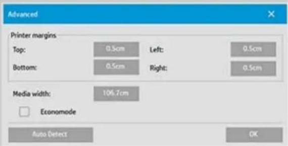 HP Designjet SD - Pour utiliser l'option : - 1