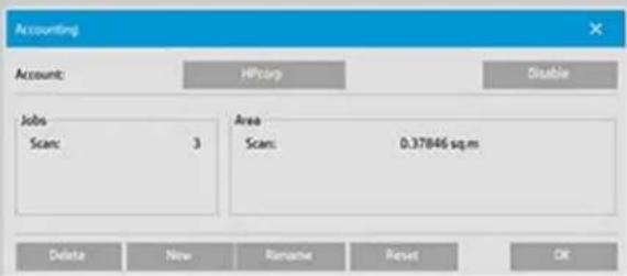 HP Designjet SD - changement de nom d'un compte - 2