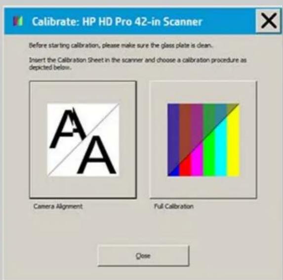 HP Designjet SD - calibrage et alignment des apparils - 2