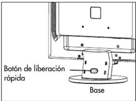 Botón de liberación rápida Base