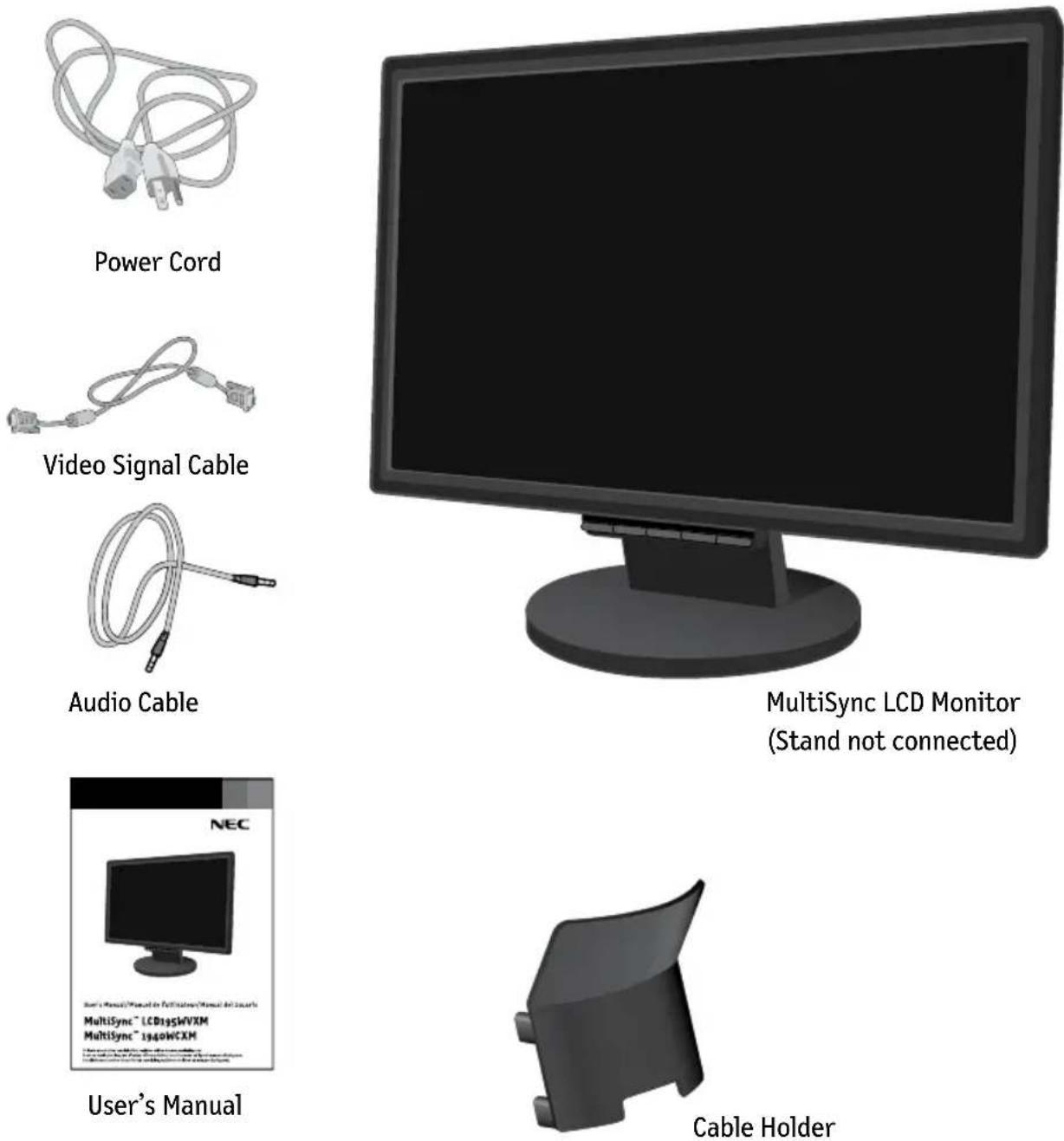 NEC MultiSync 1940CX - FCC Information - 1