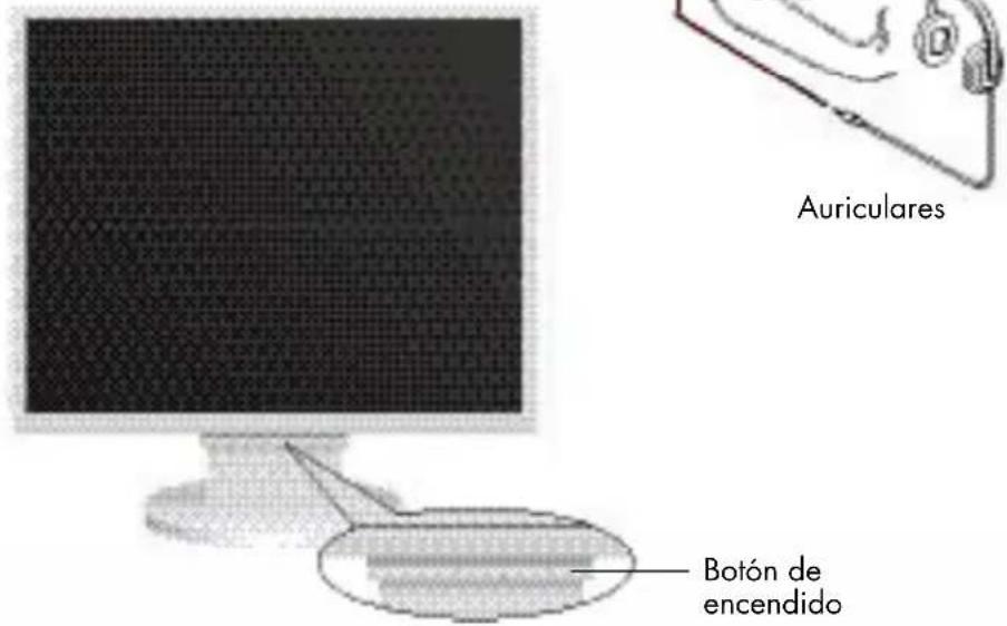Auriculares Botón de encendido