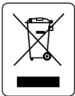 Prohibition sign with a trash bin and crossed lines, indicating no waste or discharge.