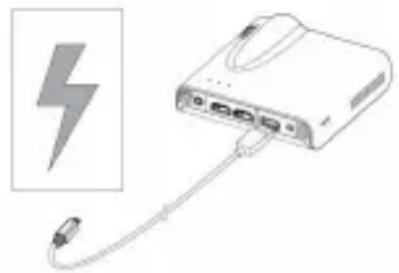 AIPTEK PocketCinema A100W - Charging the External Mobile Device - 1