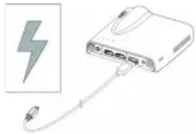AIPTEK PocketCinema A100W - Recharger un apparéil mobile externe - 1