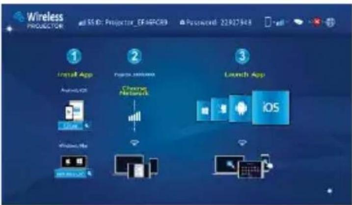 AIPTEK PocketCinema A100W - Installer EZCast depuis l'Apple App Store (pour apparéils Apple) - 1