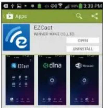 AIPTEK PocketCinema A100W - Installing EZCast from Apple App Store (For Apple devices) - 2