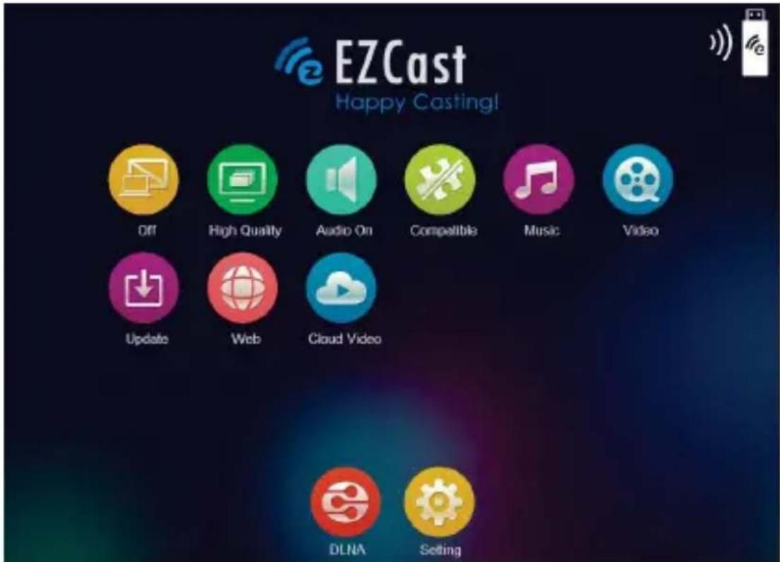 AIPTEK PocketCinema A100W - Advanced functions of EZCast app - 1