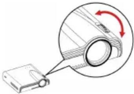 AIPTEK PocketCinema A100W - Adjusting the Focus according to distance - 1