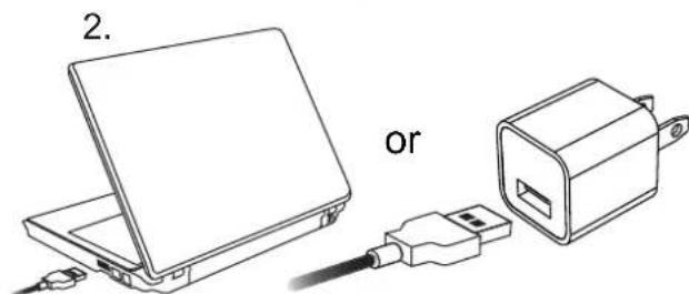 AIPTEK GoProjector - Charging the product - 2